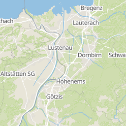 Kartensicht auf die Schweiz