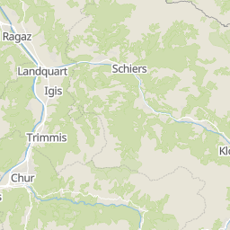 Kartensicht auf die Schweiz